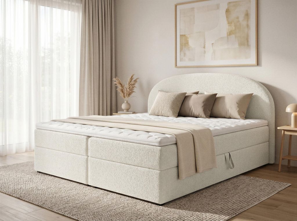 Boxspringbett Cloud mit 2 Bettkästen, Doppelbett mit Produktbild 