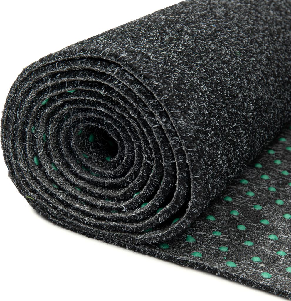 Tapiso Rasenteppich GARDEN Anthrazit Balkon Terrasse 400 x 450