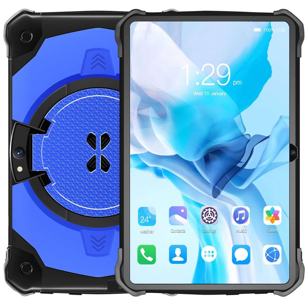 ZELURXX 7 Zoll Kinder Tablet Android, Lerncomputer, Touchscreen, Augenpflege, Dual Kamera, 16GB, WiFi, Bluetooth, Spiele, Blau