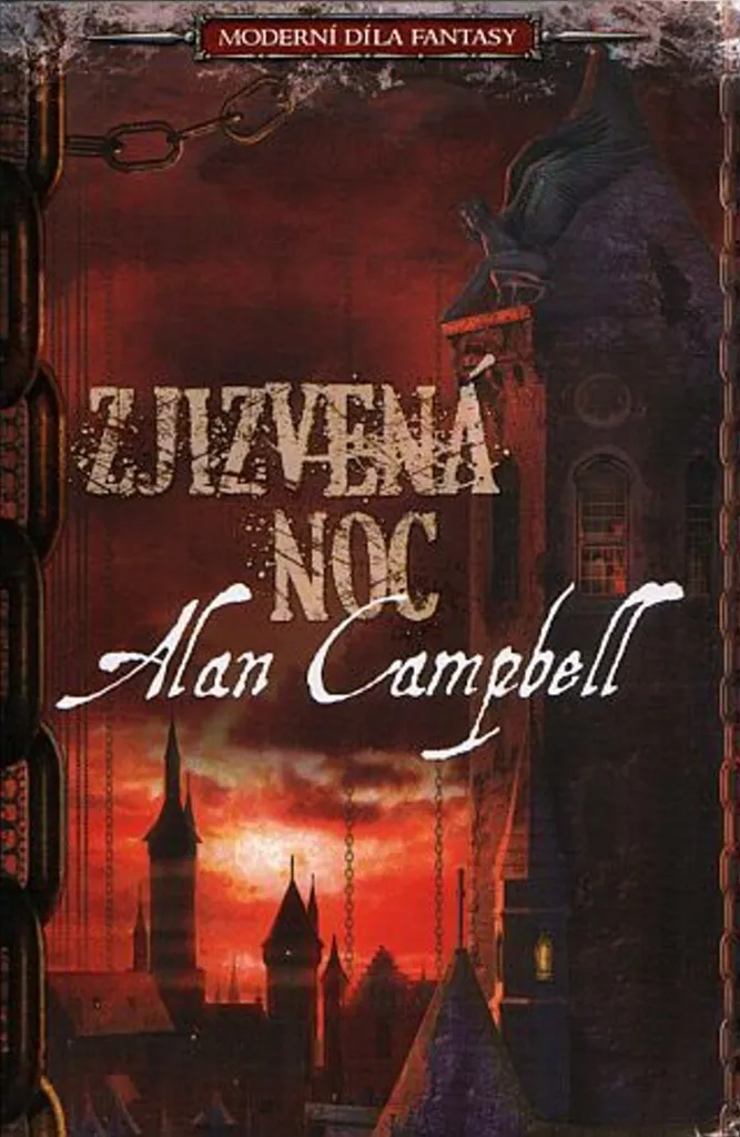 Livre de Fantasy Zjizvená noc Alan Campbell pour amateurs de Dark Fantasy