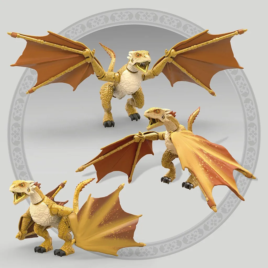 Œuf de Dragon Viserion Articulé Mega Construx Probuilder Thème GoT - 11