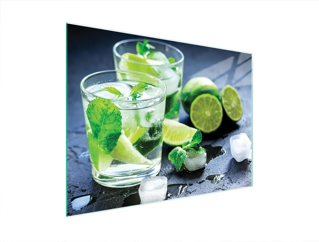 Tagliere in Vetro 40x30 Lime: Protezione Igiene e Design per la tua Cucina