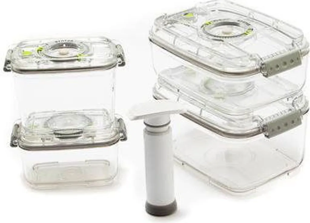 Pack conservation alimentaire STATUS 5 pièces pour préparer vos repas frais