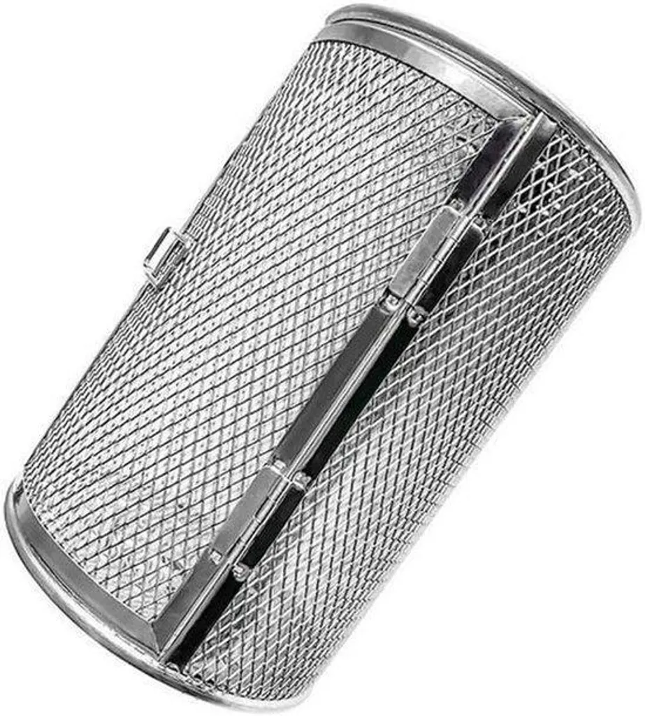 Panier à frites pour air fryer rotatif inox rouge : frites croustillantes