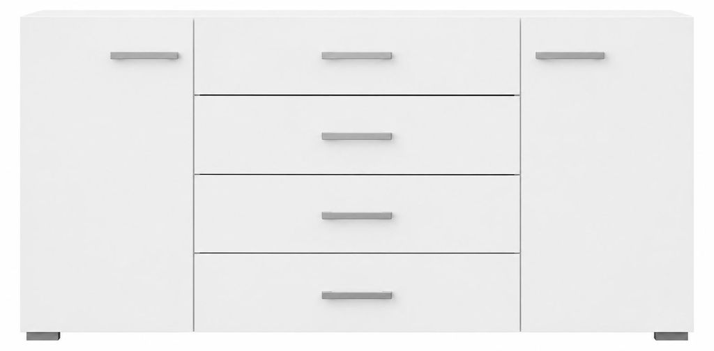 ELVORA DESIGNE Kommode MODERA 156x74x35 cm, 2 Türen und 4 Produktbild  KI-generiertes Bild