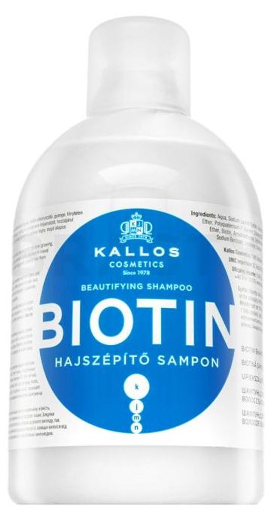 Kallos KJMN Biotin Verschönerndes Haarshampoo mit Biotin, Produktbild 