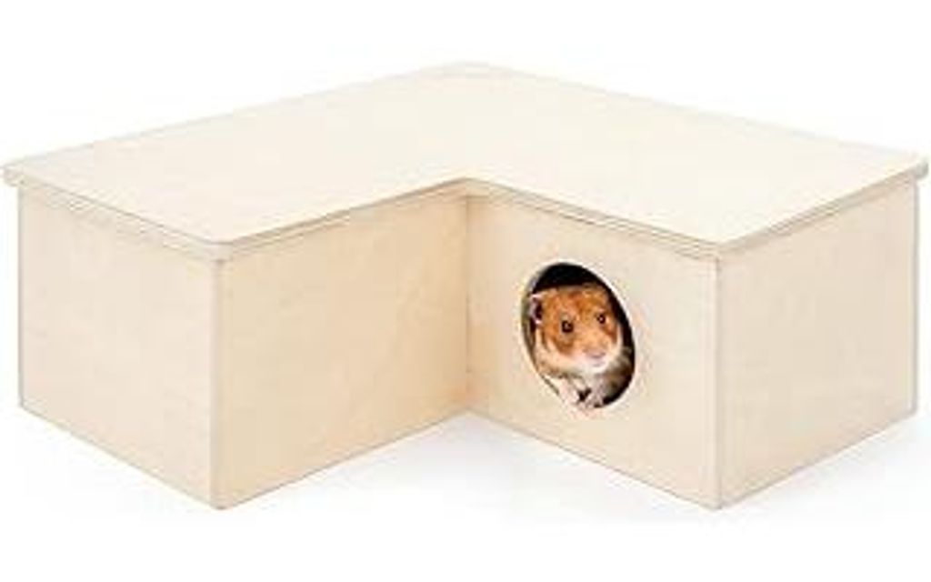 Niteangel Mehrkammer Hamsterhaus Labyrinth - Mehrzimmer-Verstecke und Tunnel-Erkundungsspielzeug für Hamster, Gerbils, Mäuse und Lemminge (3-Zimm...