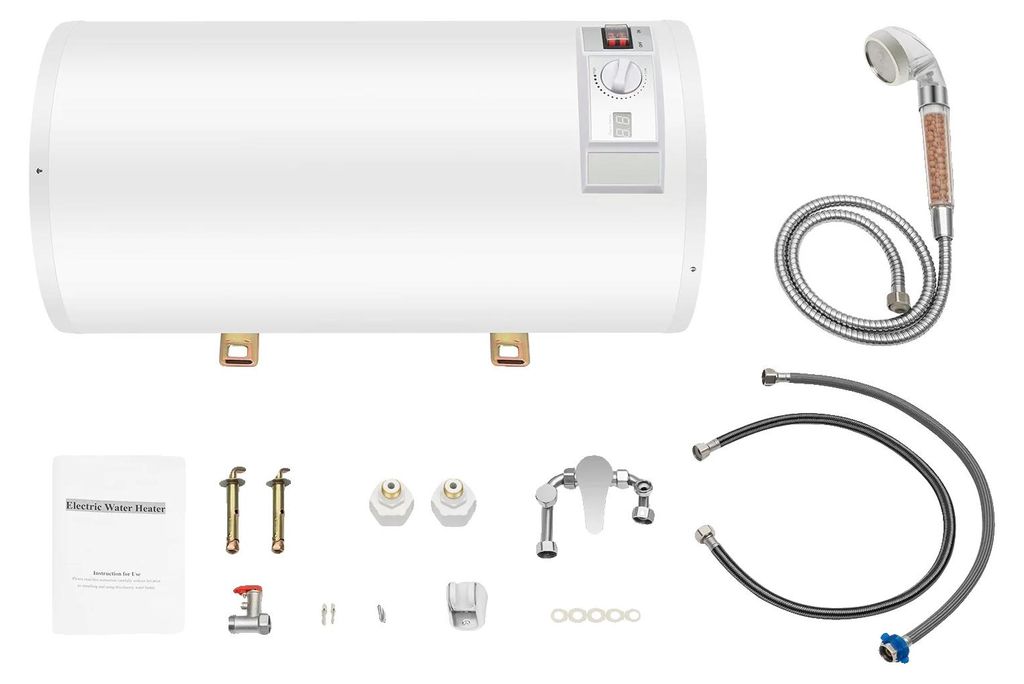 Elektrický ohřívač vody, objem 50 l, rychlý ohřev, BÍLÝ Obrázek produktu 