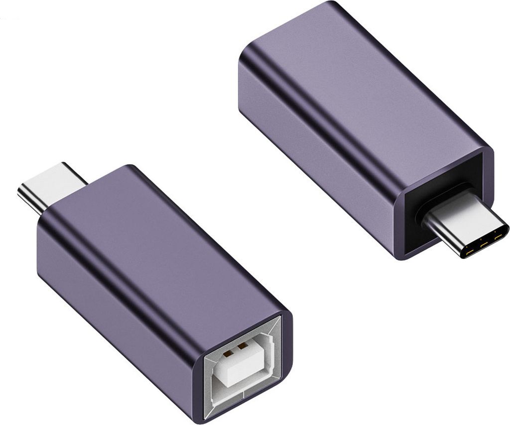 USB-B-Buchse auf Typ-C/Micro/Mini-Stecker Adapter Telefon Computer Elektronisches Klavier Trommel Drucker 480Mbps USB2.0 Konverteranschluss