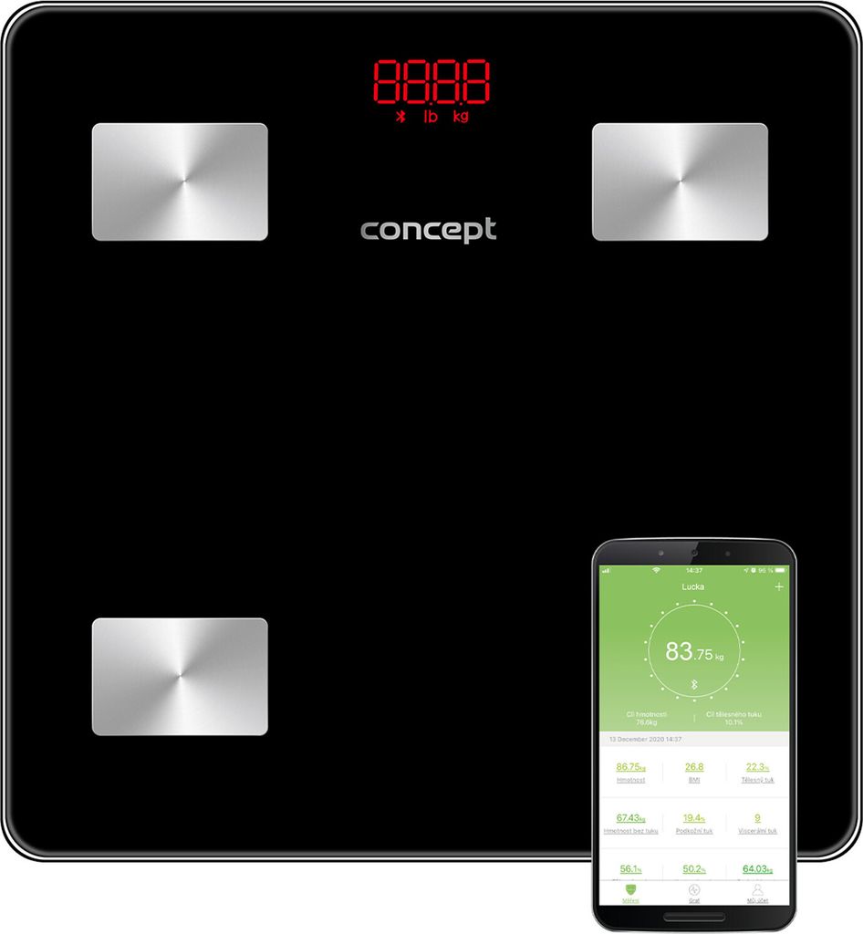 Osobní diagnostická váha VO4001 Perfect Health Obrázek produktu 