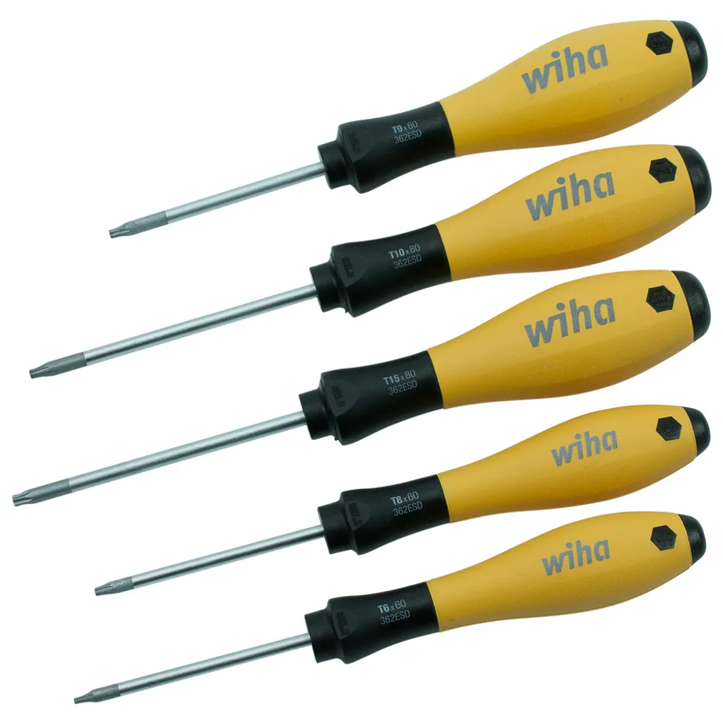 Kit Tournevis Wiha 27253 pour Maintenance Électrique et Tableau VDE