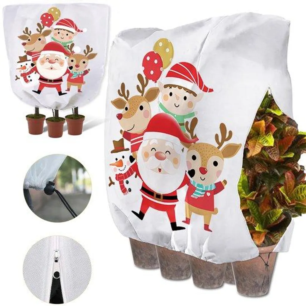 Housse de protection plantes hiver 2,0 x 2,4 m avec cordon de serrage