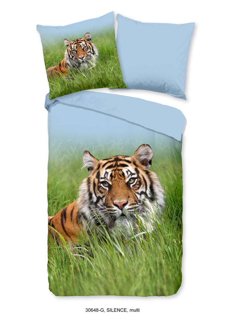 Duvet cover Good Morning 135x200 + 1* 80x80 cm - tiger Produktbild 