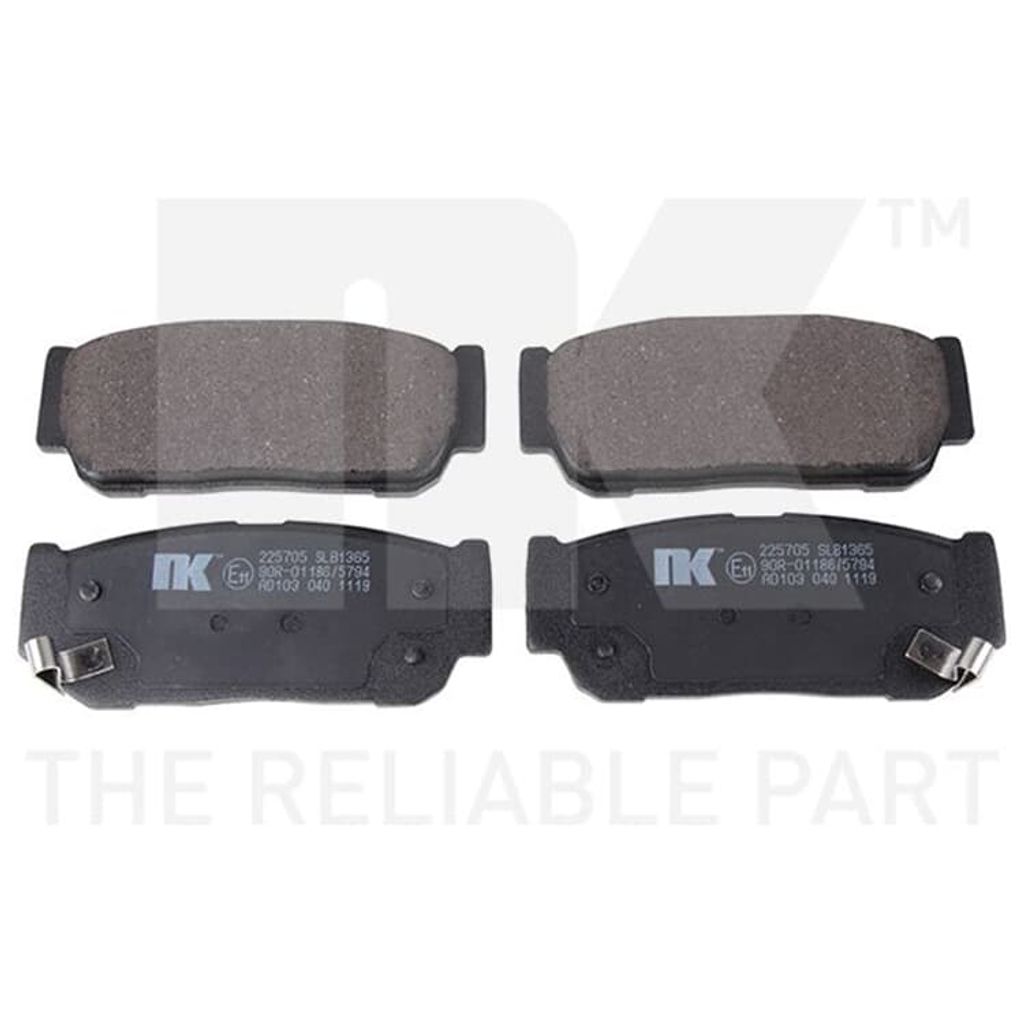 NK Bremsbeläge hinten für Ssangyong Kyron Rexton Rodius