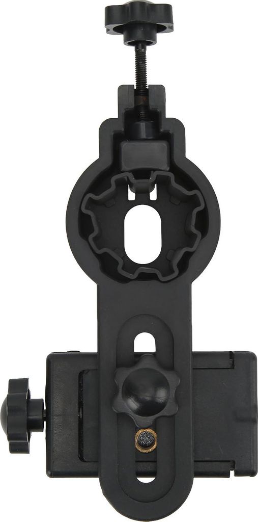 Teleskop -Telefonhalter 1/4 -Zoll -Schraubenloch Nonslip Gummi -Pad -Kunststoff -Adapter für Mikroskop S (22 bis 36 mm Okular Tasse)