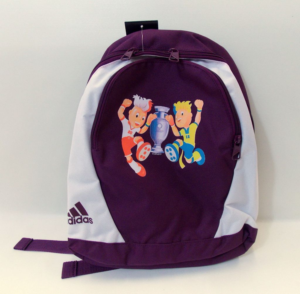 adidas Uni Rucksack Mascot, purple beauty/white, 20 cm x 38 cm x 50 cm, X33598