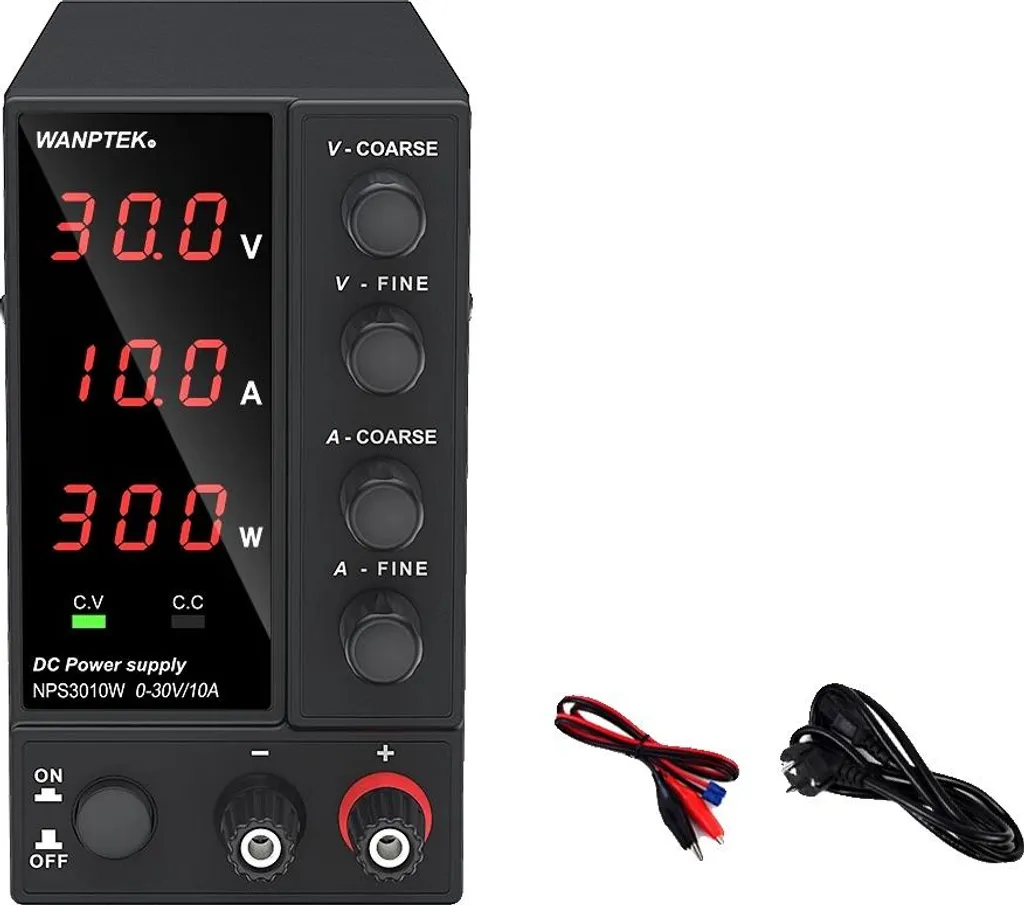 Alimentatore da Banco NPS3010W 30V 10A - Precisione per Riparazioni