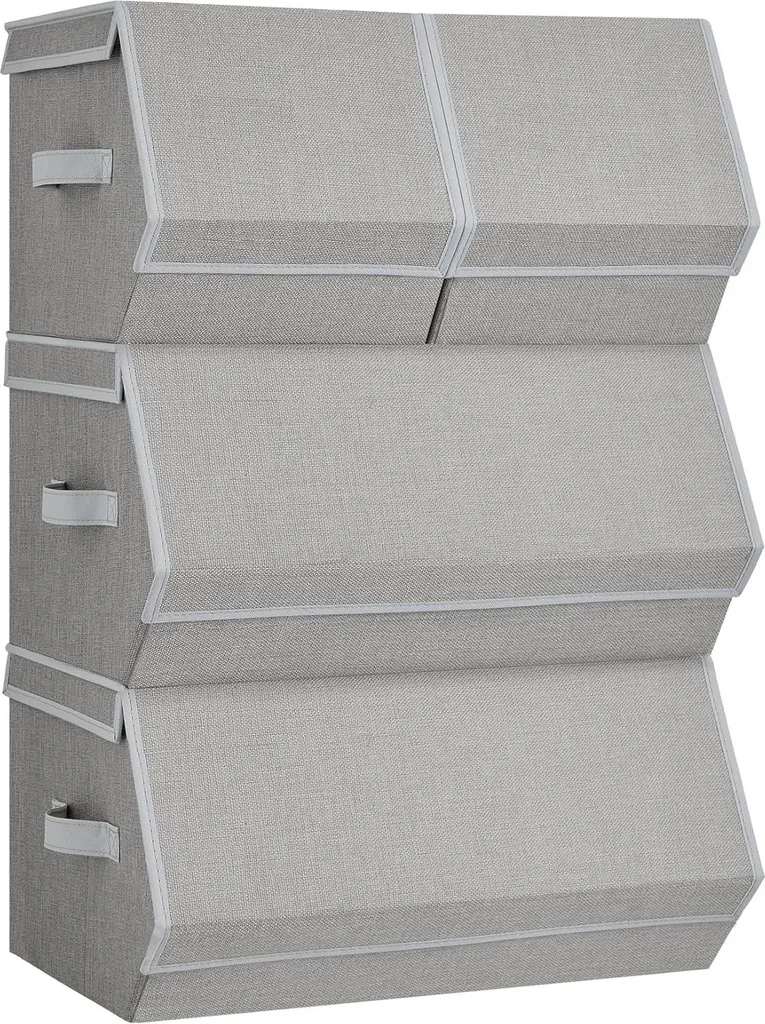 Lot de boîtes de rangement magnétiques pour penderie et dressing chic