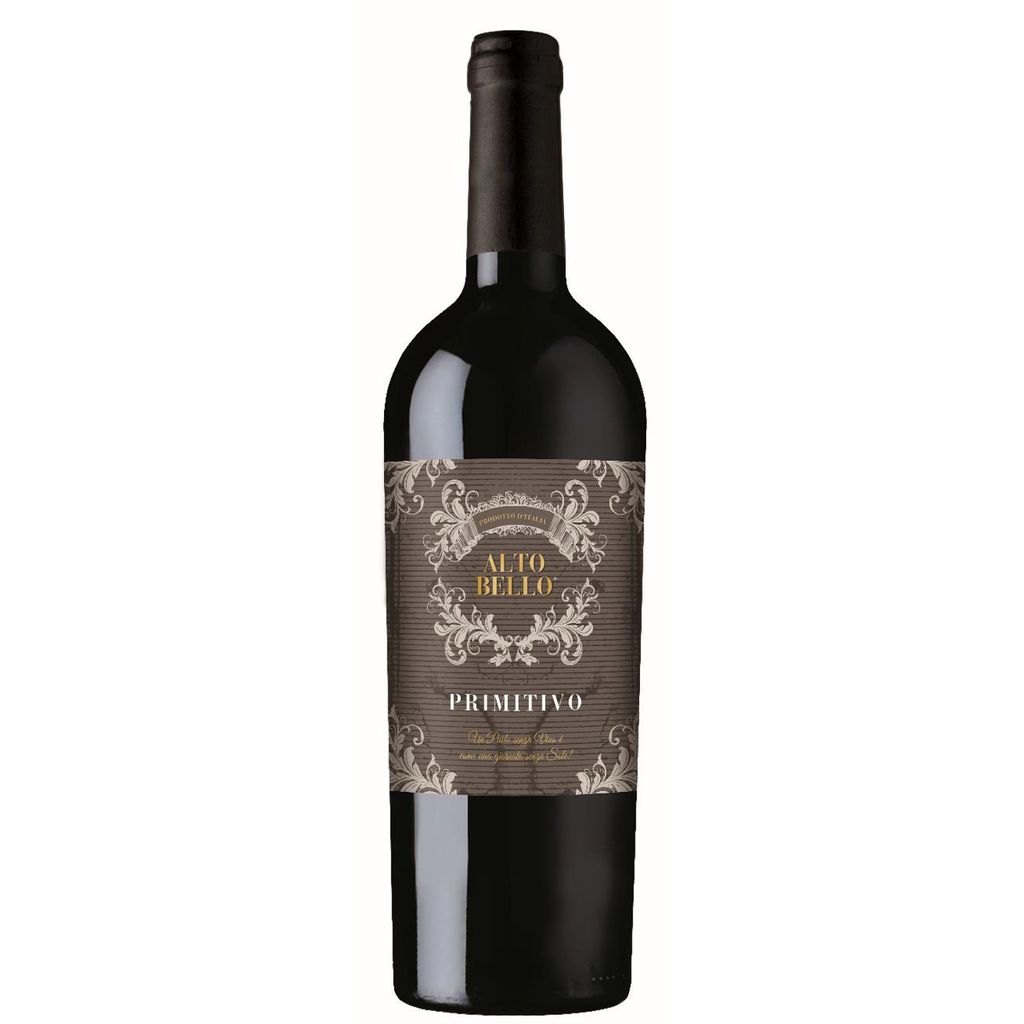 Alto Bello Primitivo Rotwein Rubinrot trocken aus Italien Produktbild 