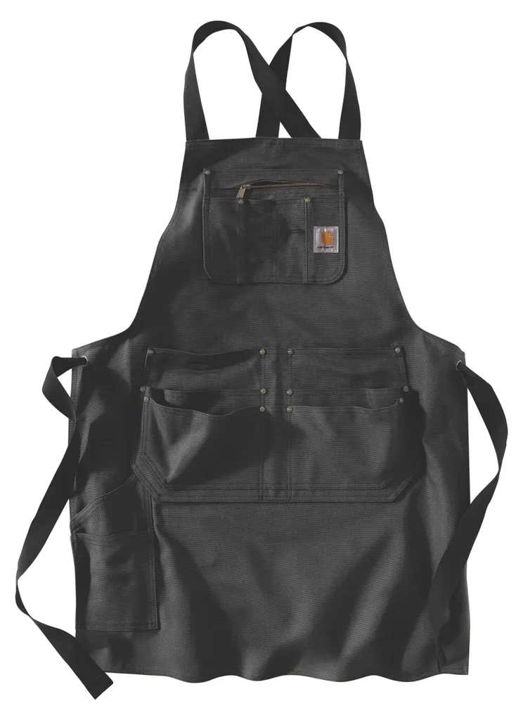 Grembiule Carhartt 106667 Nero OS - Protezione Lavoro Heavy-Duty