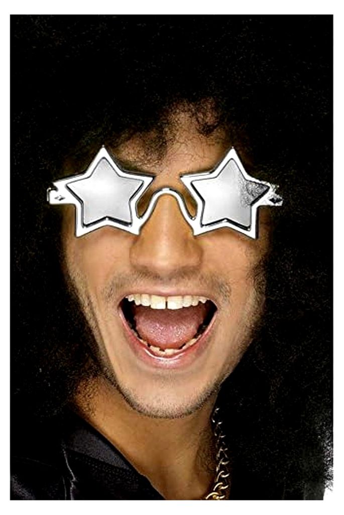 Sonnenbrille Superstar Silber Leichtes Material Einheitsgröße für Damen und Herren