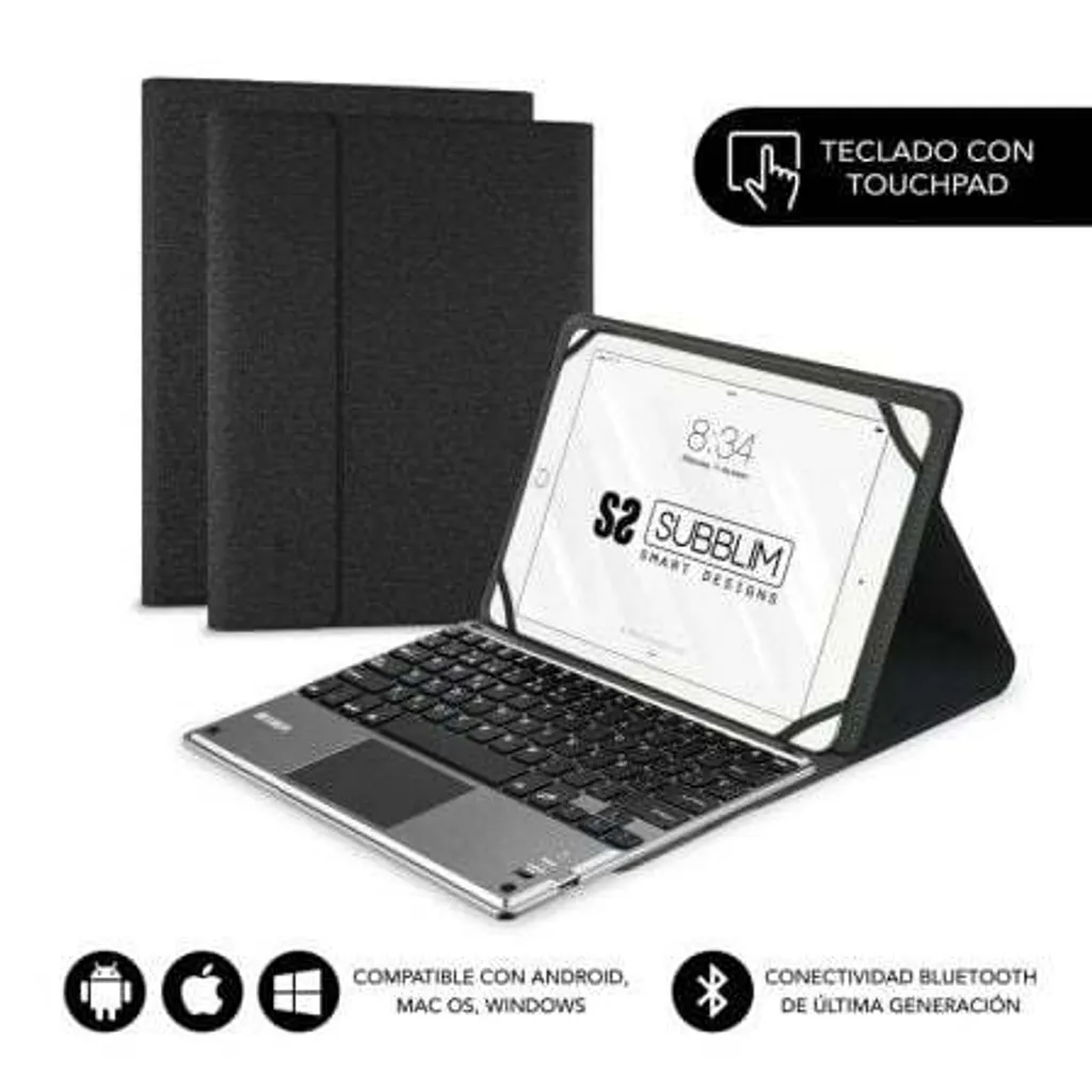 Recensione Subblim Keytab Pro: Custodia Tastiera Bluetooth Touchpad - 2