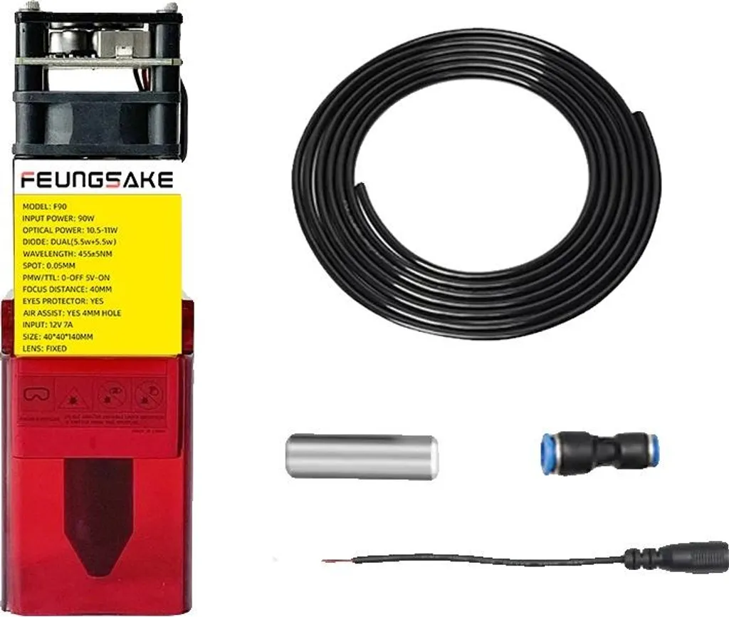 Module laser F90-11W puissant à vitesse de gravure ajustable