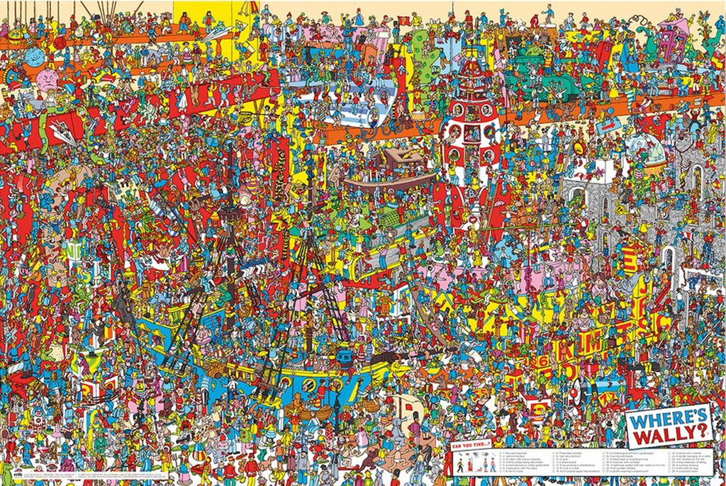 Where's Wally Poster Objets cachés Image du produit 