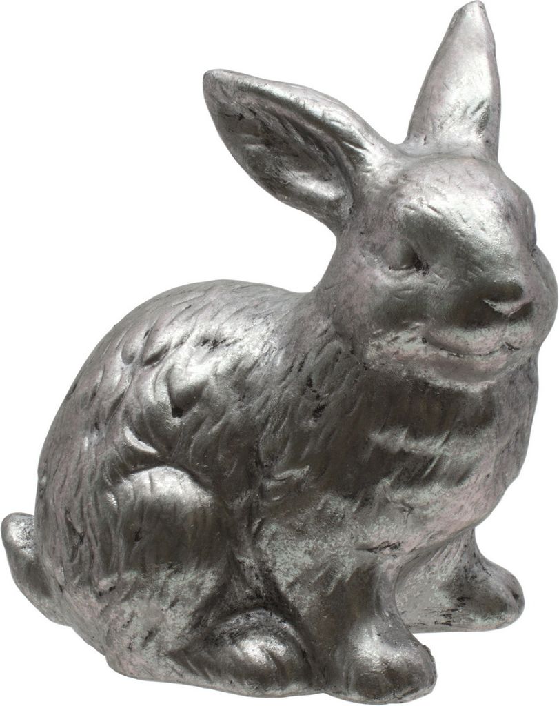 Deko Hase Osterhase Oster Tier Garten Figur Skulptur Hasen Paar Osterei Objekt