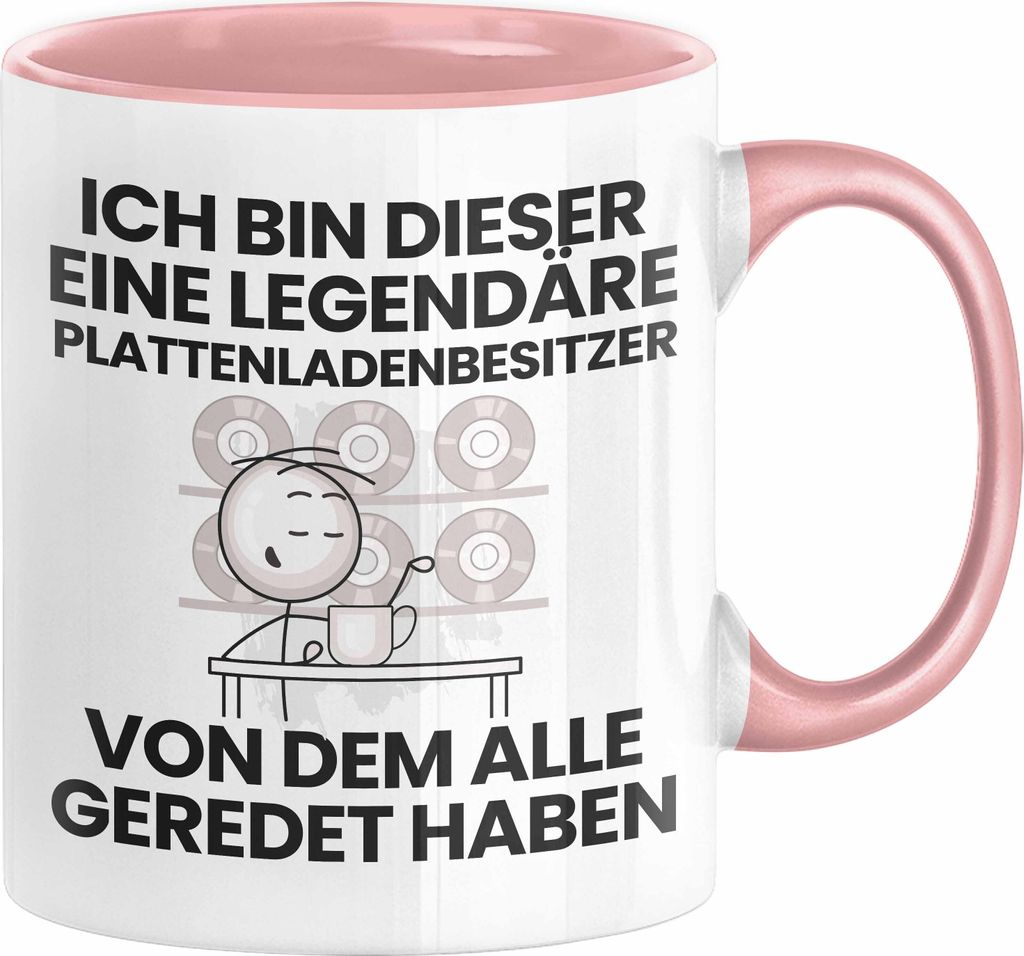 Plattenladenbesitzer Geschenk Tasse Lustige Geschenkidee Geburtstag für Plattenladenbesitzer Ich Bin Dieser Legendäre Plattenladenbesitzer Von De...