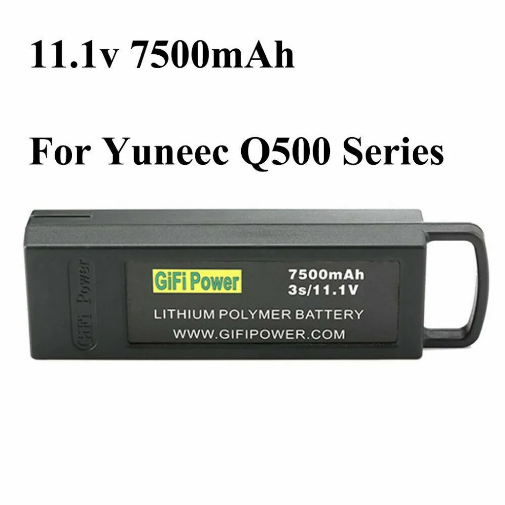 Pack de 2 Batteries pour YUNEEC Q500 : Prolongez vos Vols avec 7500mAh