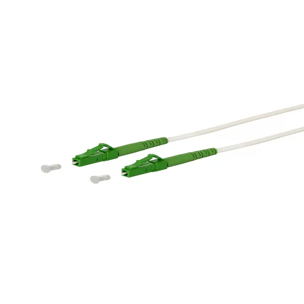 Câble patch LC OS2 30m blanc monomode haute qualité pour signal stable