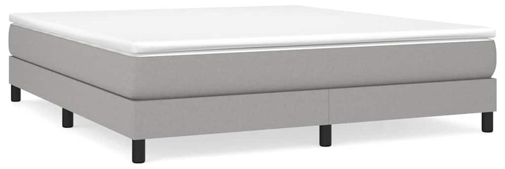 vidaXL Boxspringbettgestell Hellgrau 160x200 cm Stoff Produktbild 