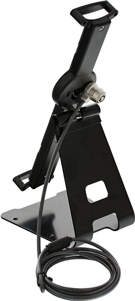 InLine Universal Tablet-Halterung, 1,5 m Diebstahlschutz, 10-13 Zoll, schwarz