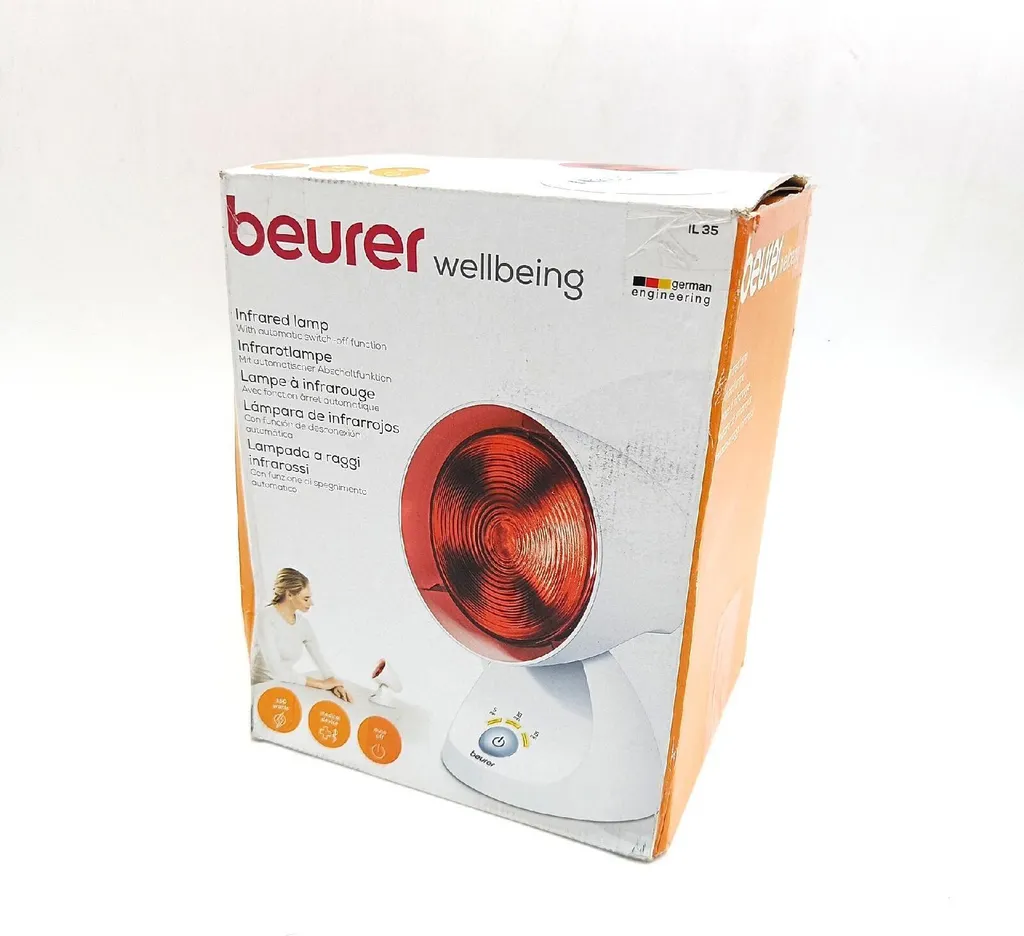 Beurer IL 35 lampada a infrarossi riscaldante luce infrarossa intensiva timer relax