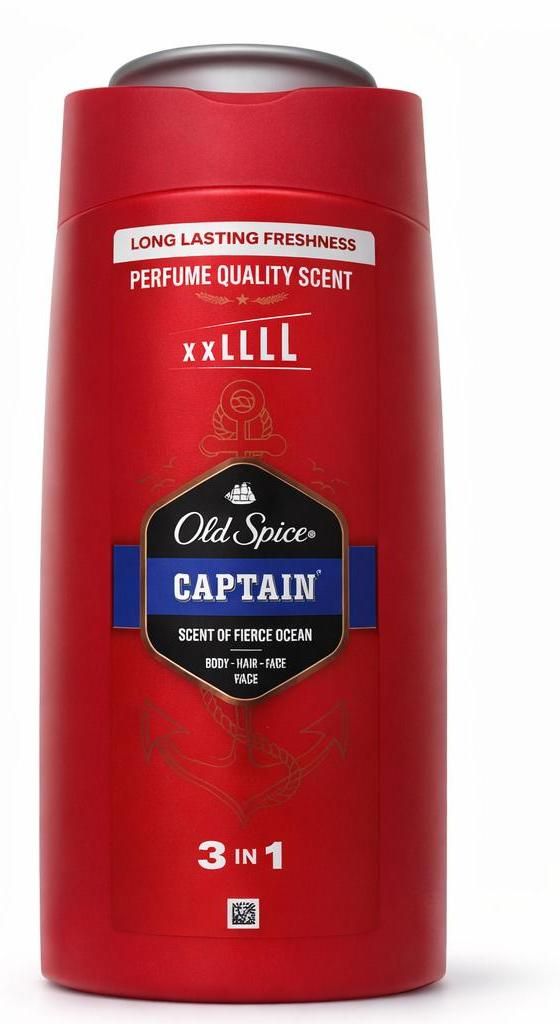Old Spice - Captain Shower Gel + Shampoo - Gel doccia per Immagine del prodotto 