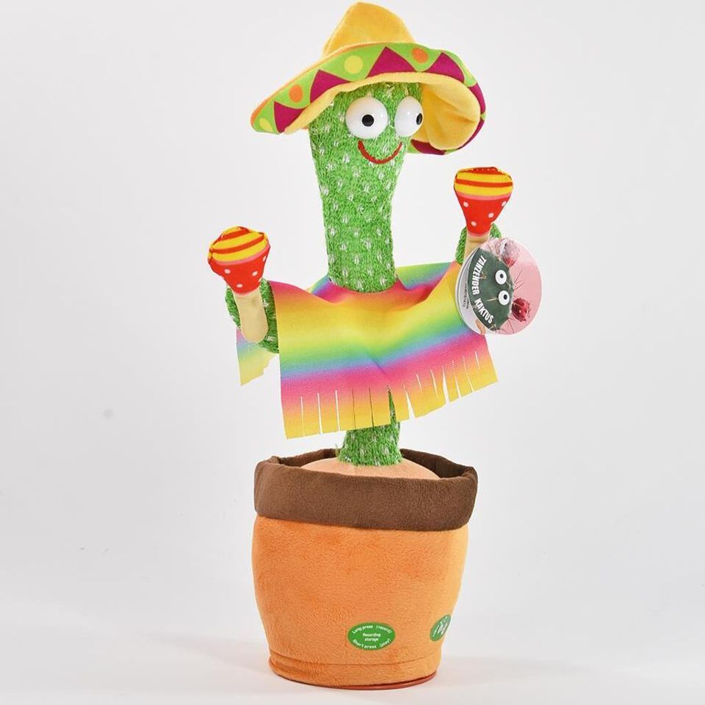 little kaktus Wiggling Talking Cactus, Christmas Cactus main image 1