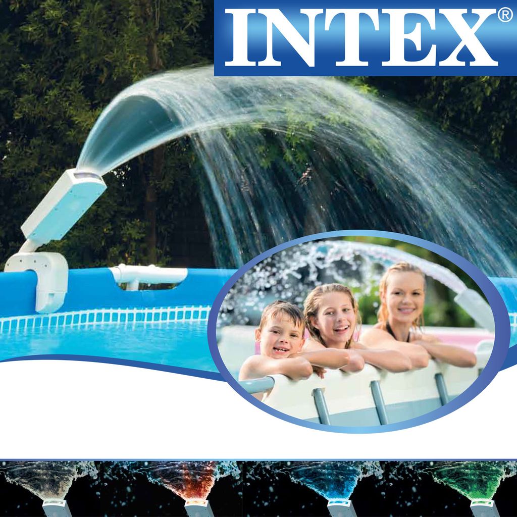INTEX 28089 Multi-Color LED Pool Sprayer Wasserfontäne Produktbild 35