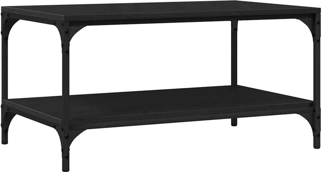 vidaXL Couchtisch Schwarz Eichen-Optik 82 x 50 x 40 cm Holzwerkstoff