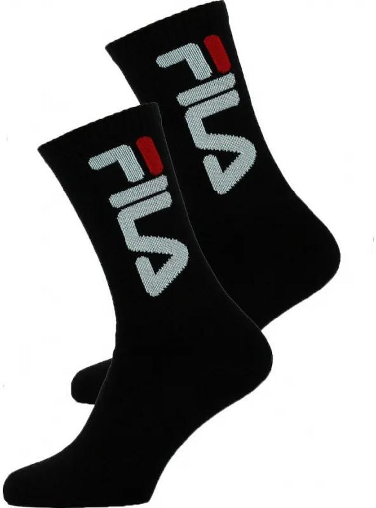 Fila Tennis 2er-Pack Uni-Socken Schwarz 35-38