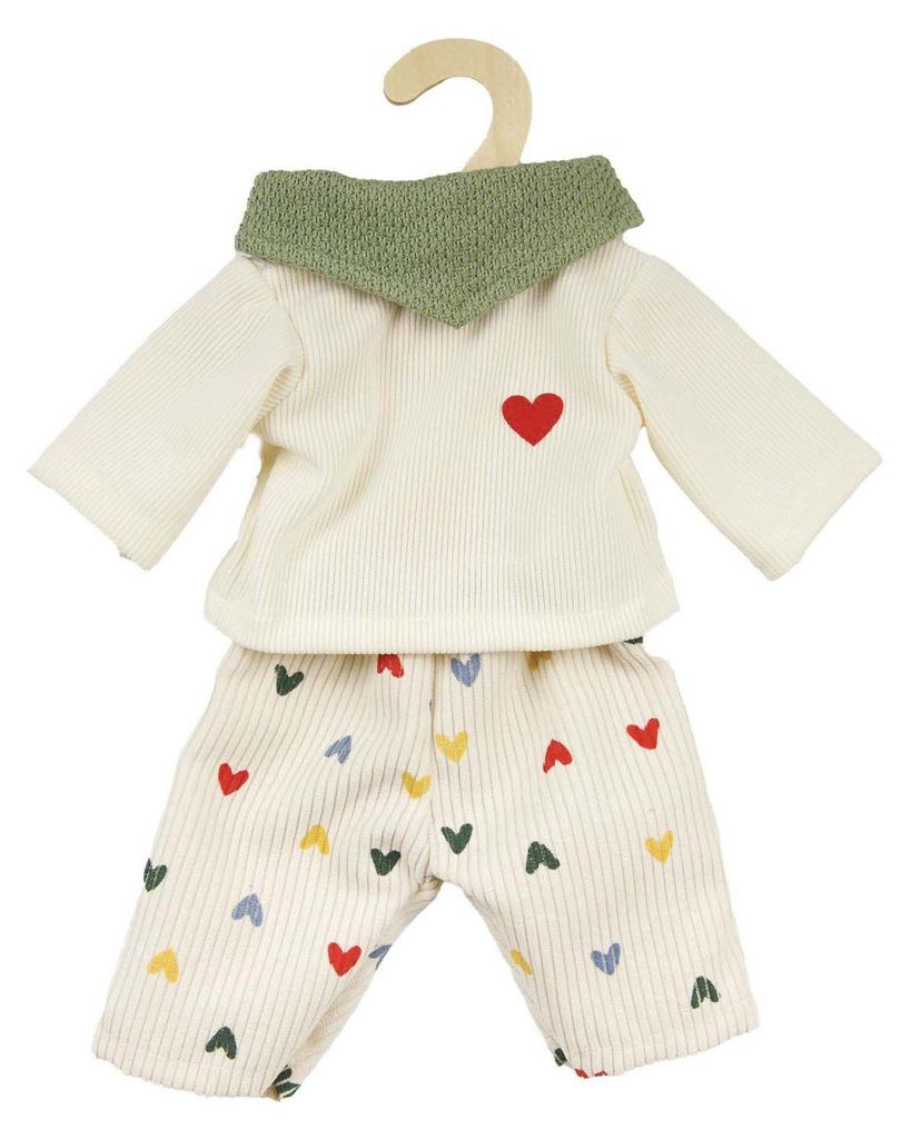 Pantalon en velours côtelé pour poupées, Heart Confetti, Image du produit 