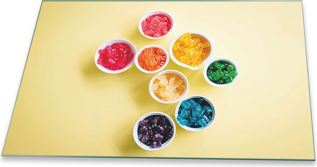 Herdabdeckplatte Glaskeramik 1 Teilig 80x52 Essen Bunt Abdeckung Glas Spritzschutz