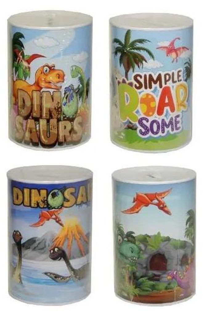 Spardose mit Dinosaurier-Motiv MIX – SWEDE