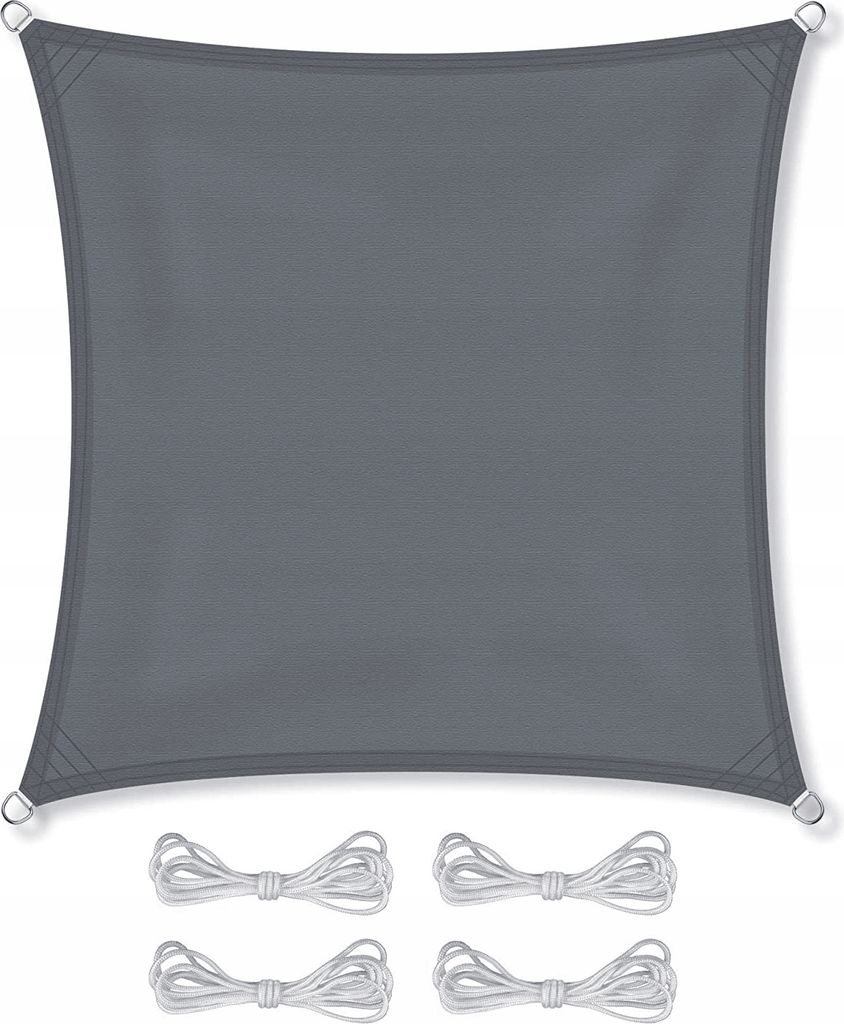 Tenda da sole Zolta impermeabile quadrata 4x4 m - Immagine del prodotto 