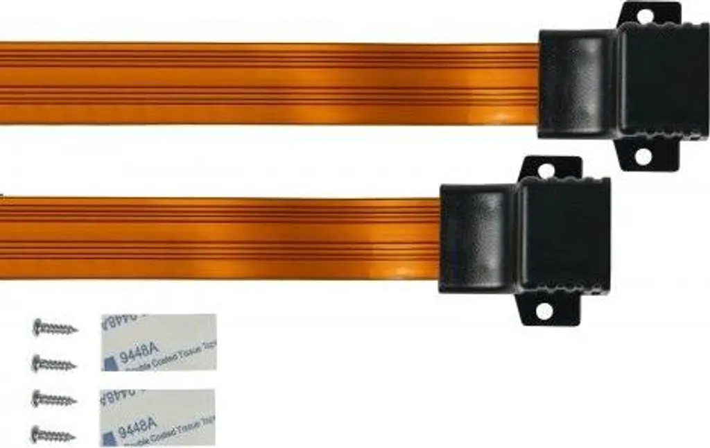 Finestra Ethernet passante di alta qualità, trasparente, lunghezza totale incl. spina 30 cm, lunghezza flessibile 23 cm, buona connessione