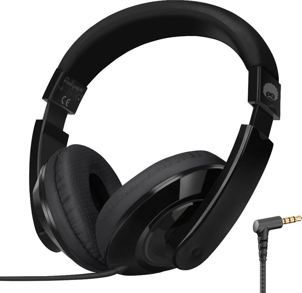 Kopfhörer Kinder mit Kabel, Verstellbares, Stereo Sound, 3,5 mm Aux Jack, Over Ear Kopfhörer für Schule, Jungen, Mädchen, Tablet, Handy, PC (Sc...