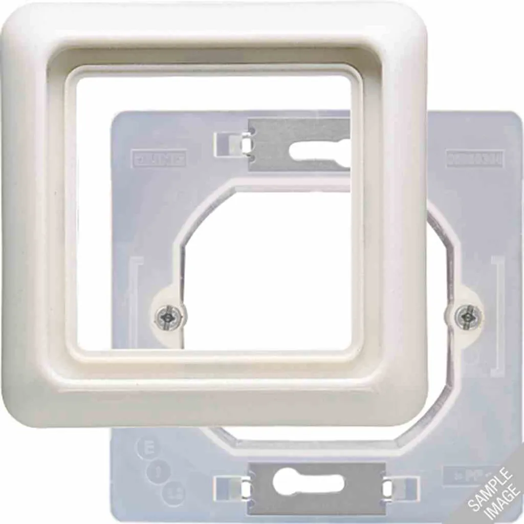 Cadre de Finition pour Interrupteur Jung CD 681 WU W Blanc Brill
