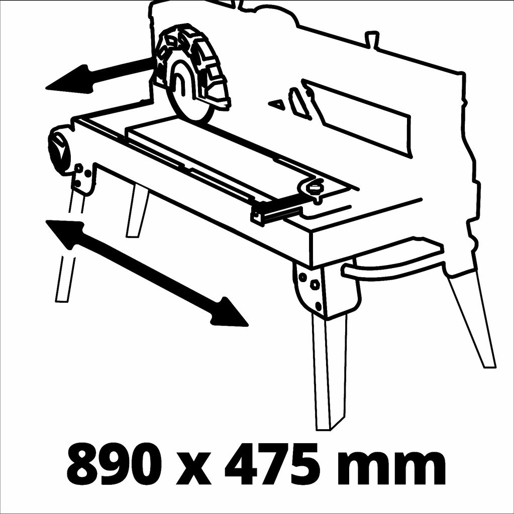Einhell Radial-Fliesenschneidmaschine TE-TC 920 UL Produktbild 12