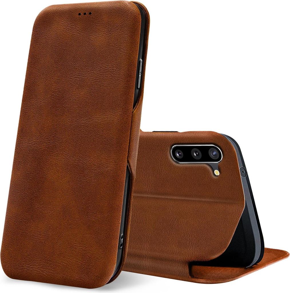 Shell Flip Case für Samsung Galaxy Note 10 Hülle Book Cover Handy Tasche mit Kartenfach Premium Schutzhülle
