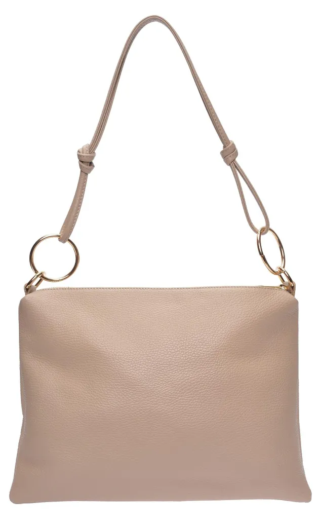 Sac besace en cuir fango rigide chic de la marque Luisa Vannini